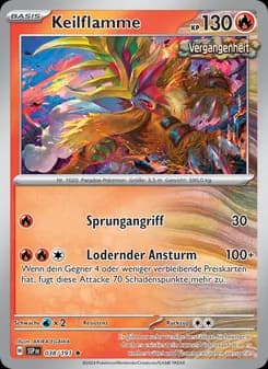 Keilflamme card in German