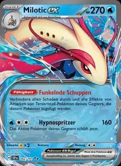 Milotic-ex card in German