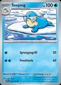 Seejong card in German