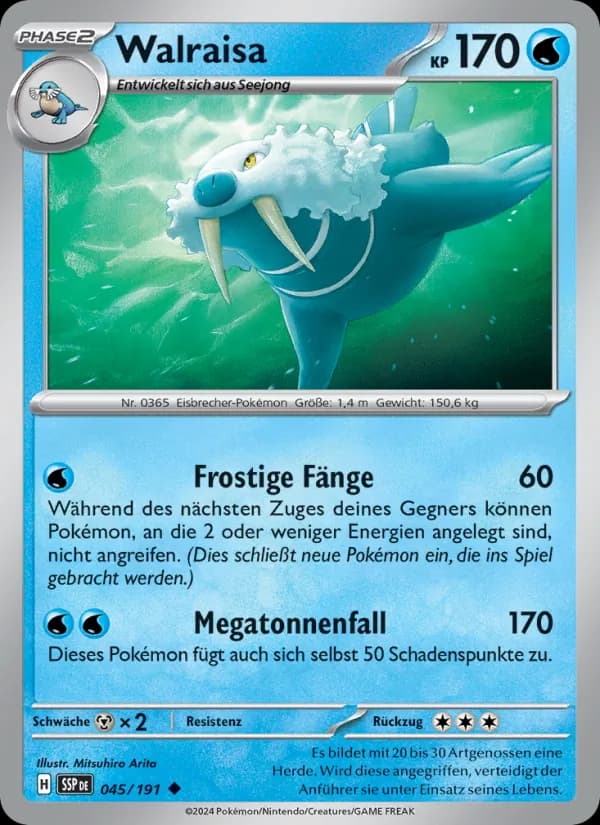 Walraisa card in German