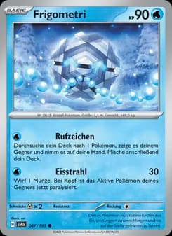 Frigometri card in German