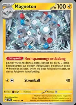 Magneton card in German