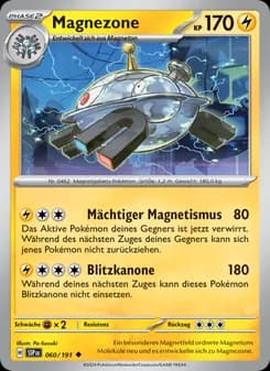 Magnezone card in German