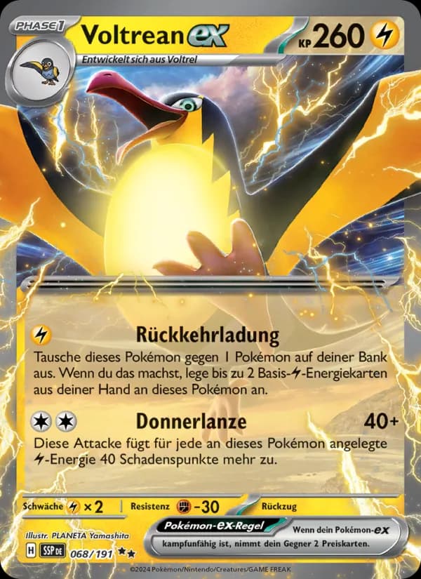 Voltrean-ex card in German