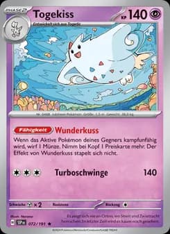 Togekiss card in German