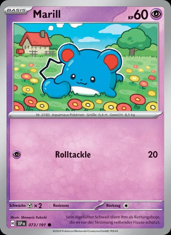 Marill card in German