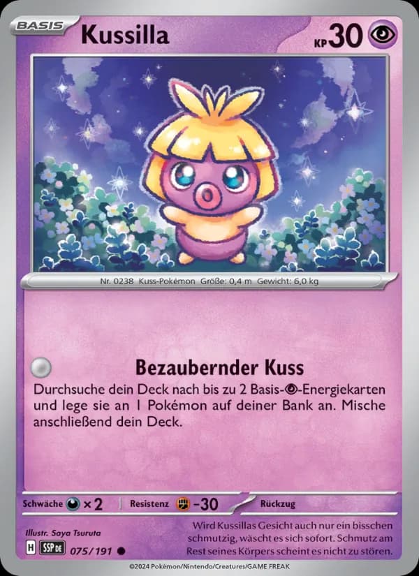 Kussilla card in German