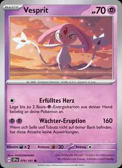 Vesprit card in German