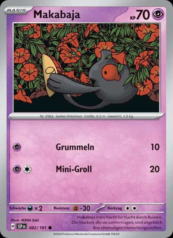 Makabaja card in German