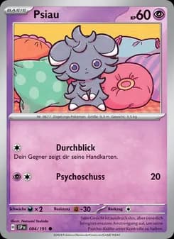 Psiau card in German