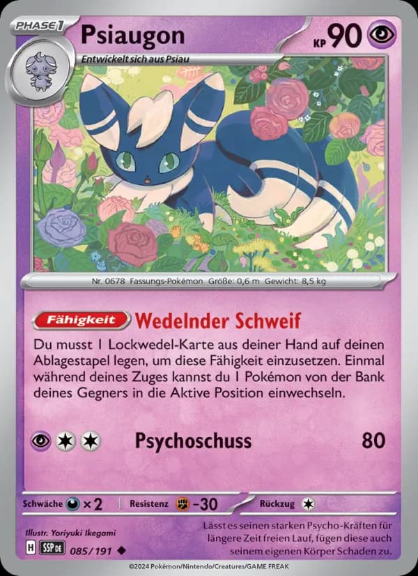 Psiaugon card in German