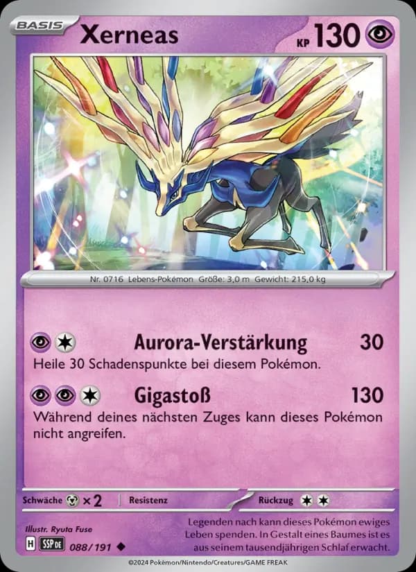 Xerneas card in German