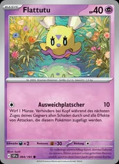 Flattutu card in German