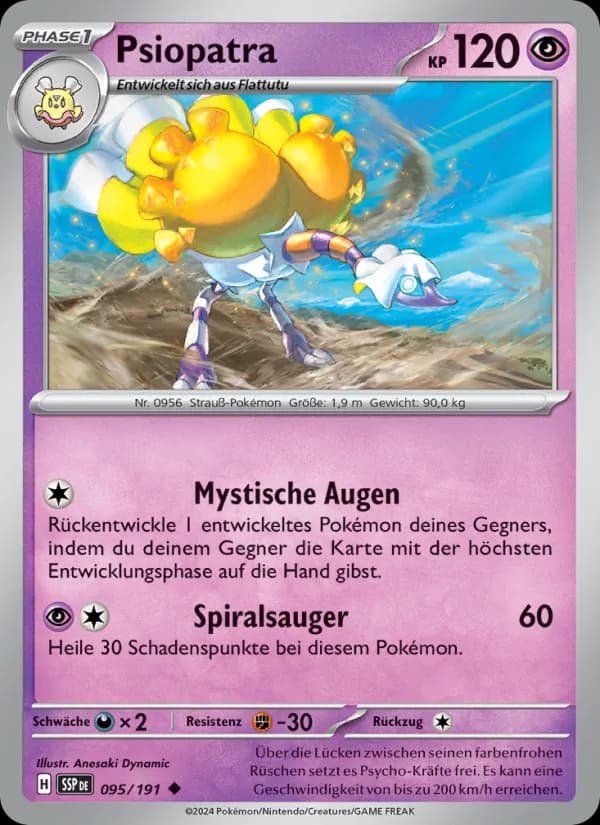 Psiopatra card in German