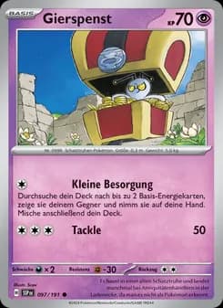 Gierspenst card in German