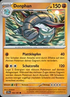 Donphan card in German