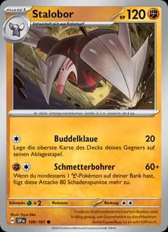Stalobor card in German