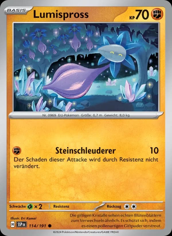 Lumispross card in German