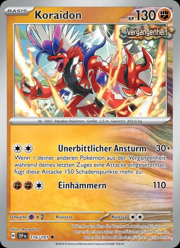 Koraidon card in German