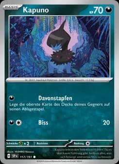 Kapuno card in German