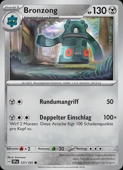 Bronzong card in German