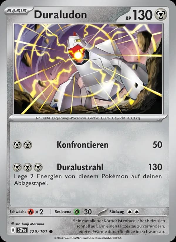 Duraludon card in German