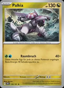Palkia card in German