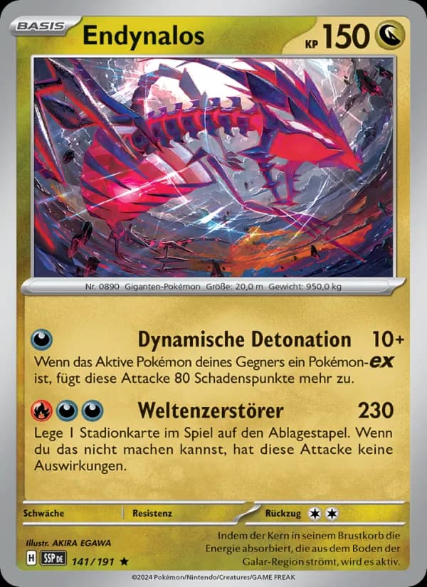 Endynalos card in German