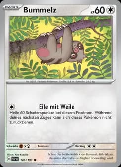 Bummelz card in German