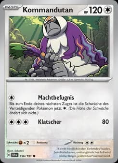 Kommandutan card in German