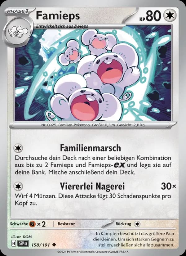 Famieps card in German