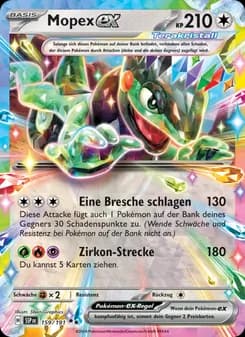 Mopex-ex card in German