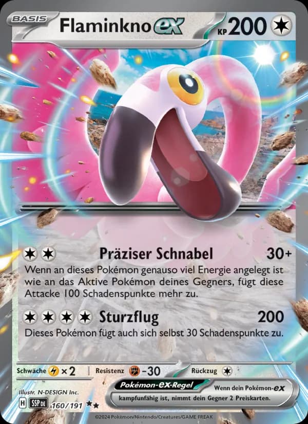 Flaminkno-ex card in German