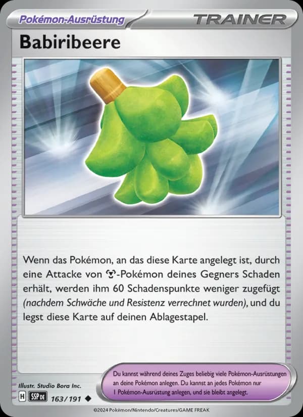 Babiribeere card in German