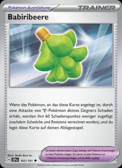 Babiribeere card in German
