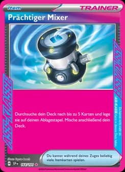 Prächtiger Mixer card in German