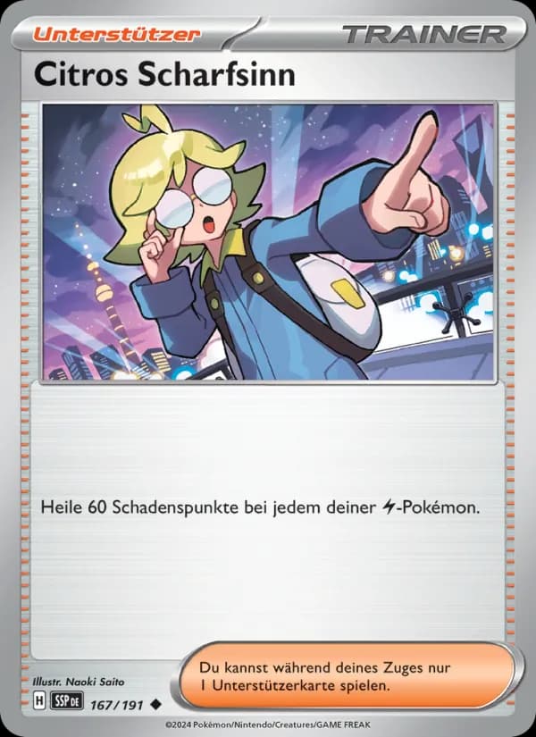 Citros Scharfsinn card in German