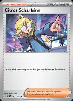 Citros Scharfsinn card in German