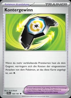 Kontergewinn card in German