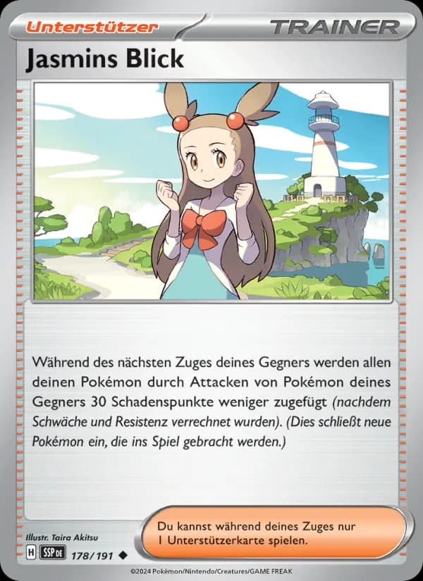 Jasmins Blick card in German