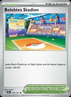 Belebtes Stadion card in German