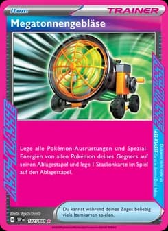 Megatonnengebläse card in German