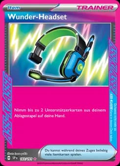 Wunder-Headset card in German