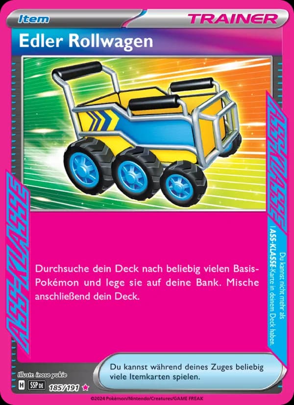 Edler Rollwagen card in German
