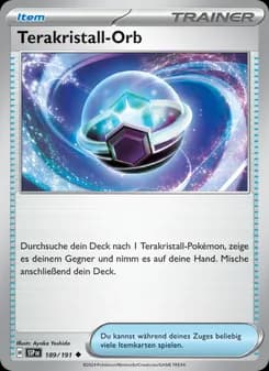 Terakristall-Orb card in German