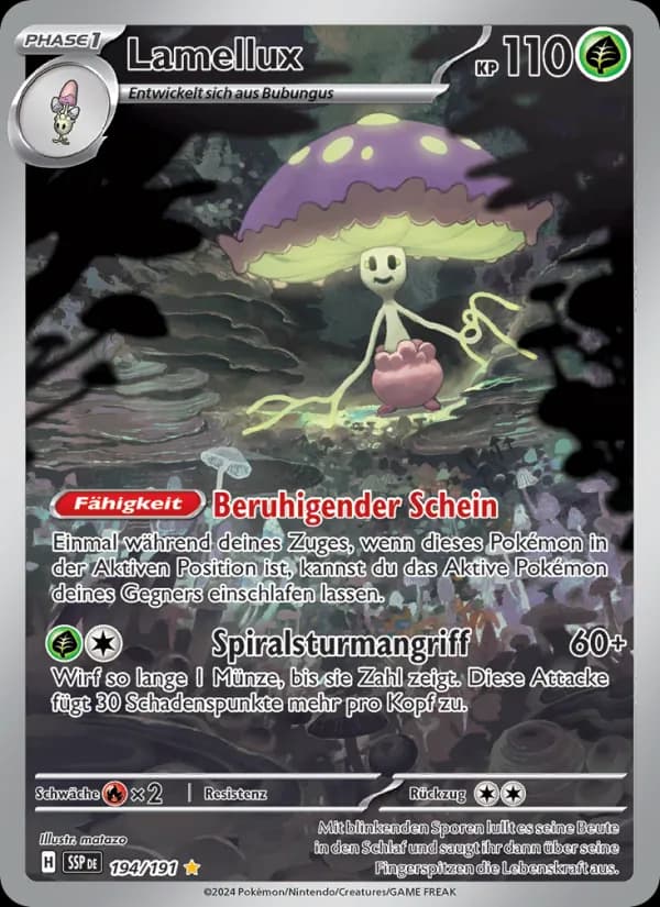 Lamellux card in German