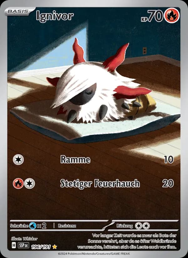 Ignivor card in German