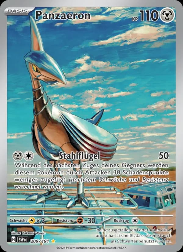 Panzaeron card in German