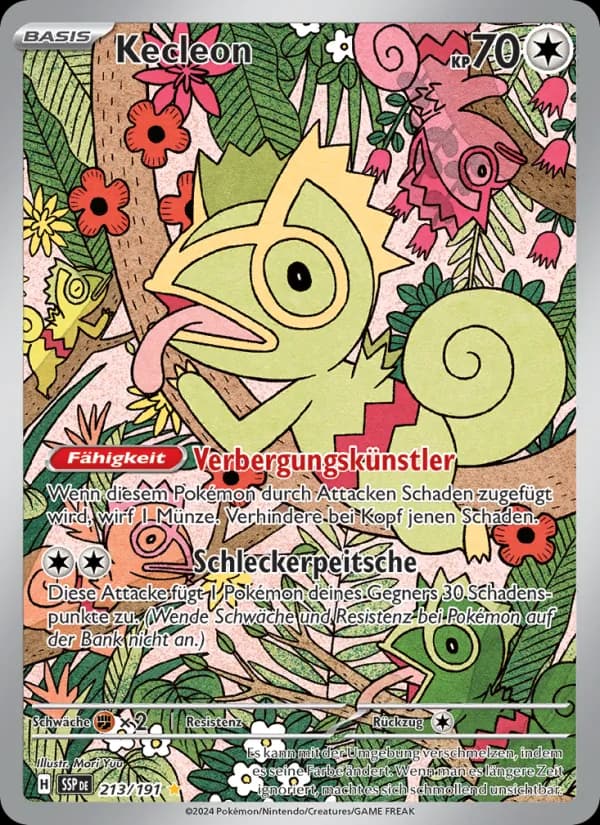 Kecleon card in German