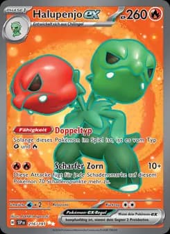 Halupenjo-ex card in German
